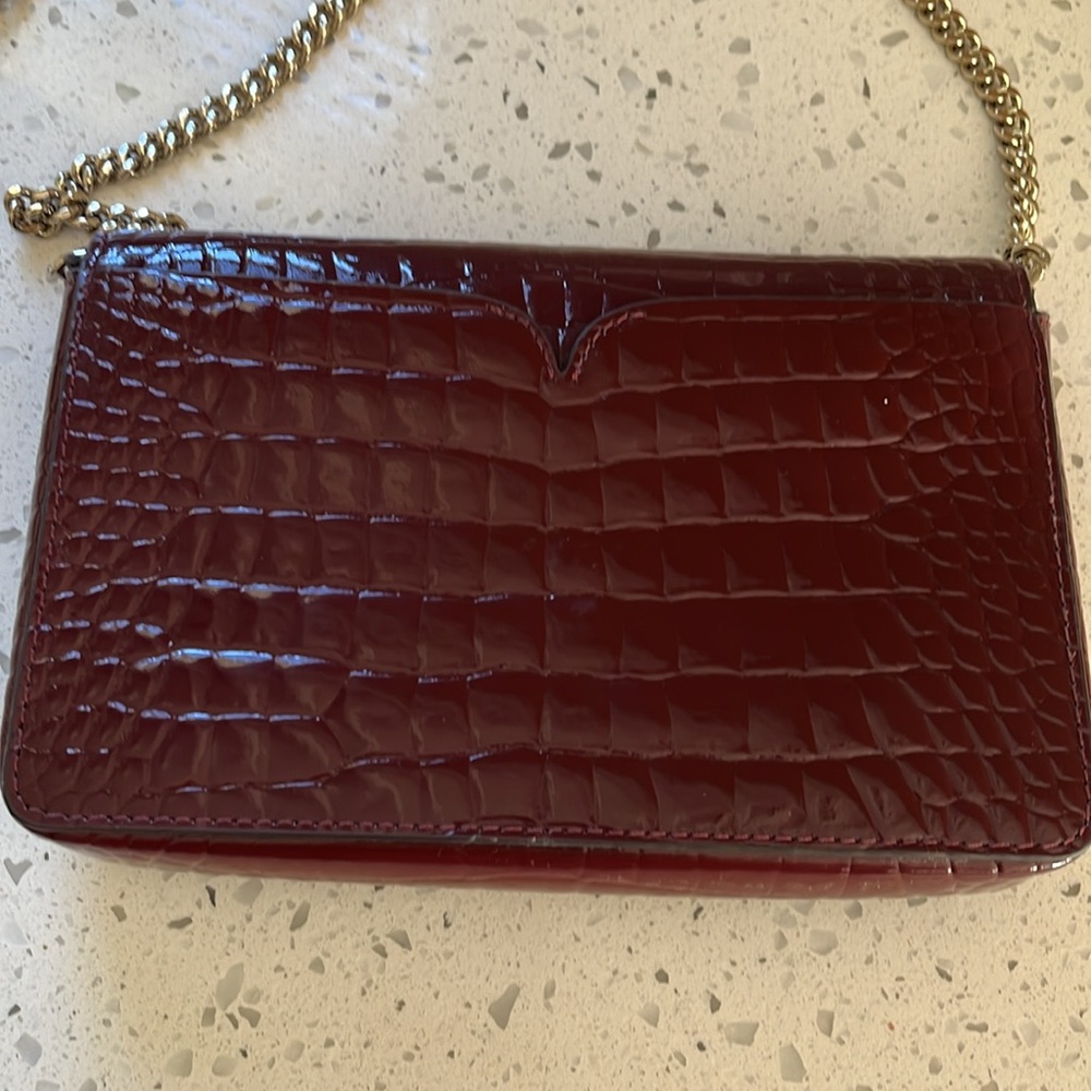 Kate spade Romy Croc-embossed Chain Wallet - Picture 8 of 11